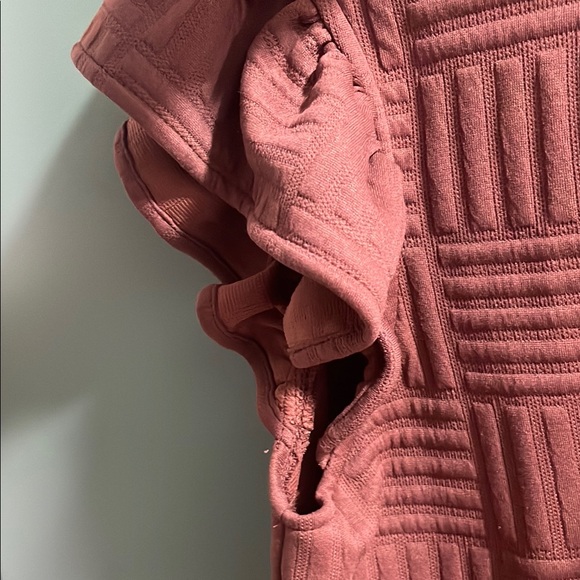 Brown Ruffle Dress - Picture 5 of 8